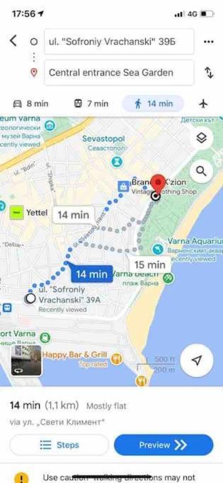 New Luxury Furnished Apartment - Beach, Varna Center & Fast Wi-Fi Esterno foto